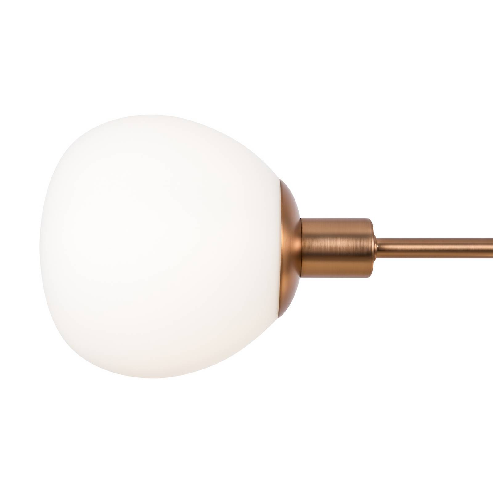 Lampa wisząca Erich marki Maytoni, mosiądz różowy, szkło/metal, 5-punktowa.