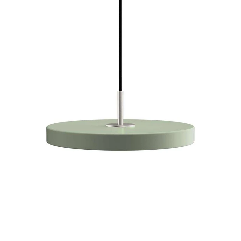 UMAGE - Asteria Pendelleuchte Mini Olive/Steel Top