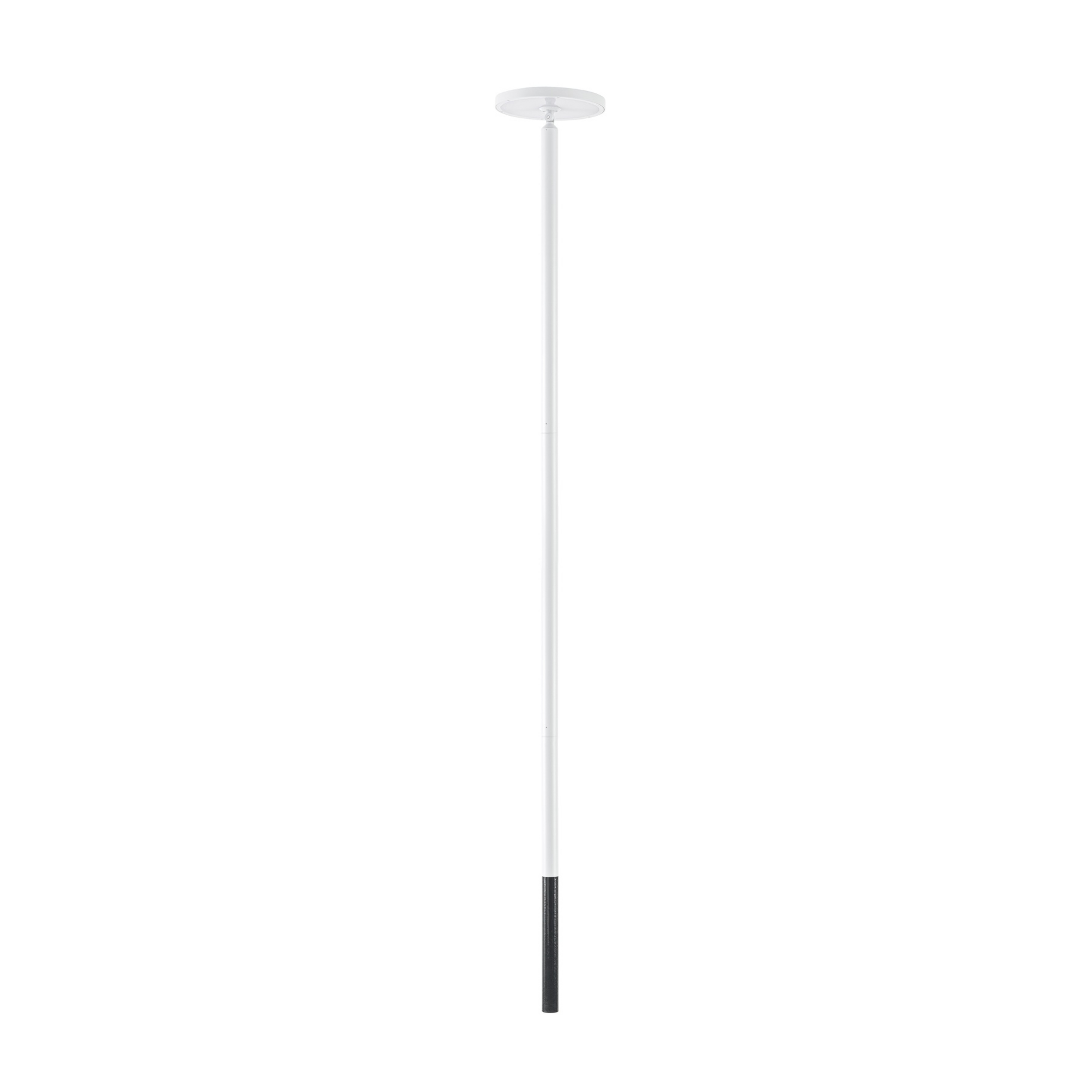 Lampada LED da esterno Akito, 260 cm, bianca, alluminio, IP54 - Lucande