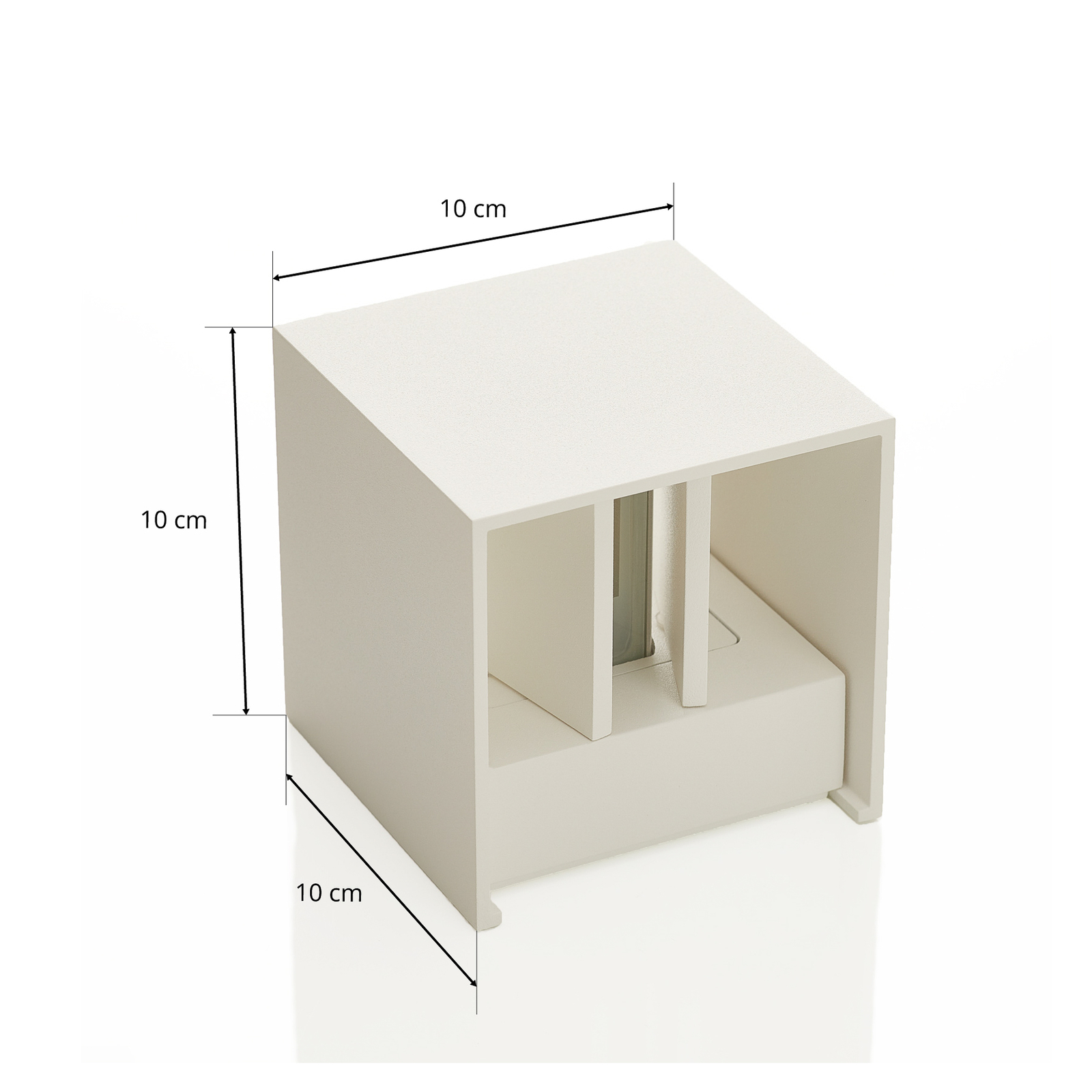 Helestra Siri 44 outdoor wall lamp up/down white