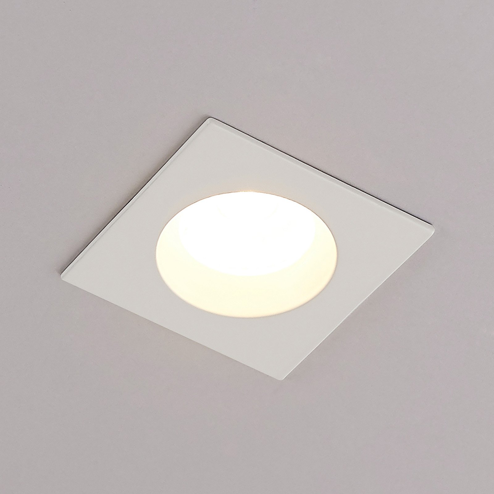 Arcchio Urdin LED recessed spotlight angular IP65, 6.4W