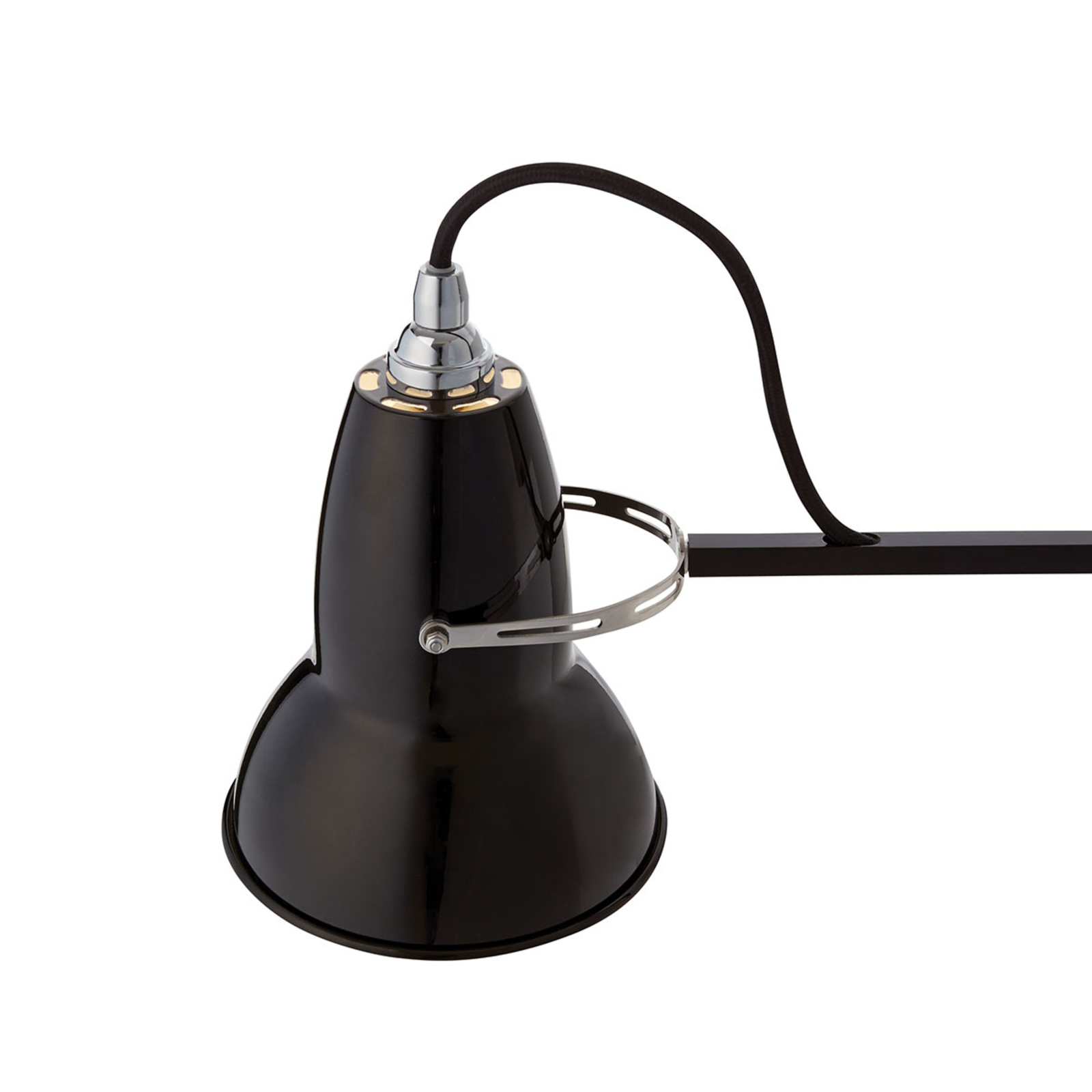 Anglepoise Original 1227 da terra, nero velluto