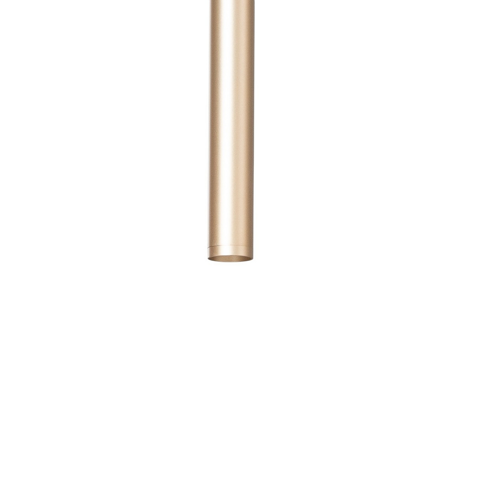 Suspension LED Rulo, dorée, Ø 3,2 cm, acier, 3000 K