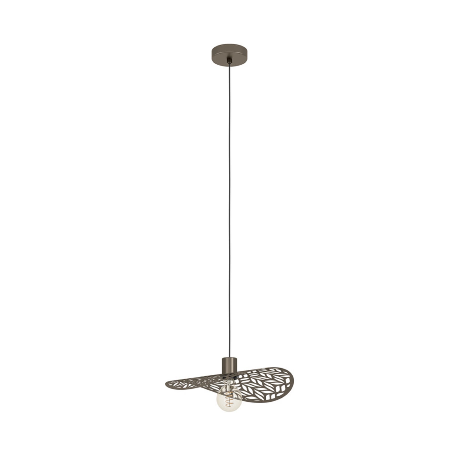 EGLO hanglamp SWABY, bronskleurig, Ø 40 cm, metaal, E27