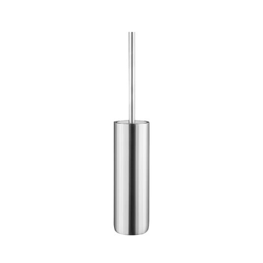 Set Spazzola WC Con Supporto A Muro BGL, Acciaio Inox 304, Design Salvaspazio Con Testina Di Ricambio, Per Bagni Piccoli - 4