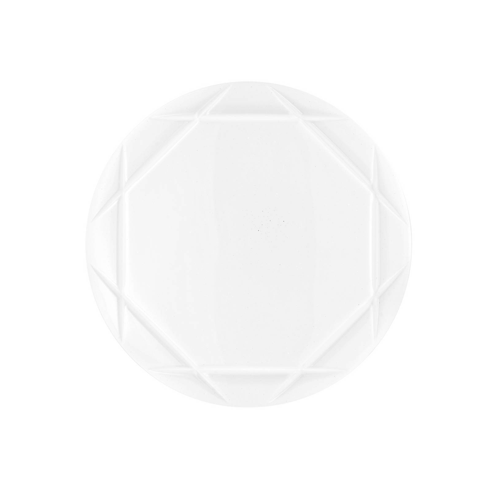 LED-Deckenlampe Elixir, Ø 50 cm, weiß, Kunststoff, CCT
