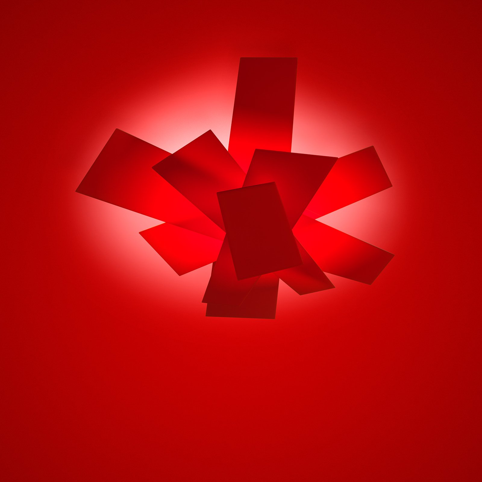 Foscarini Big Bang loftlampe, rød