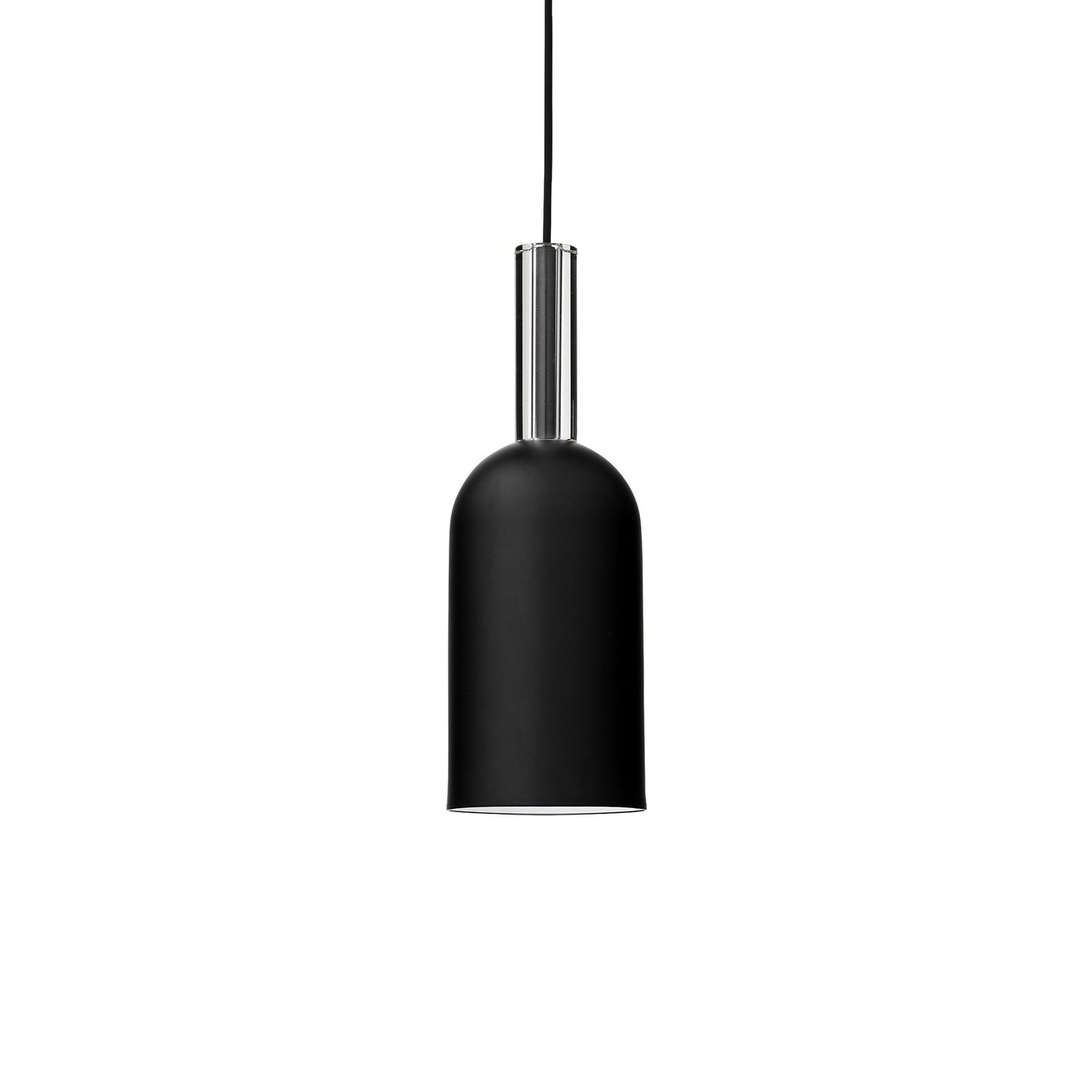 AYTM Luceo pakabinamas šviestuvas, cilindro formos, juodas, Ø 12 cm