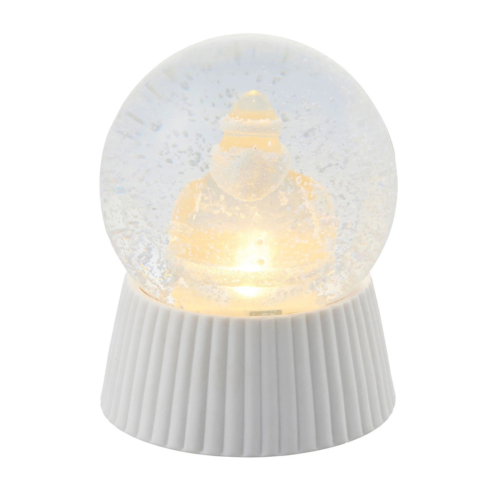 LED snježna kugla Djed Mraz s efektom snježne padaline