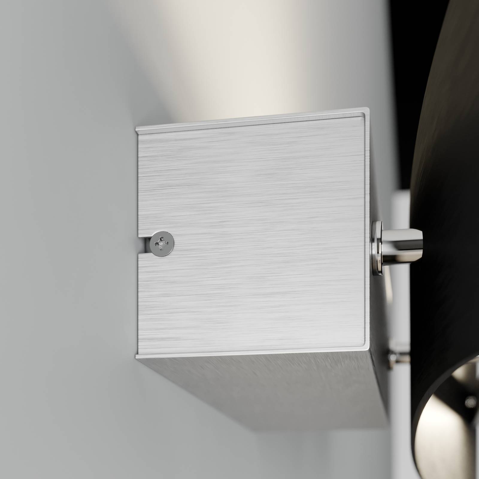 Quitani kinkiet LED Lian, czarny/aluminium
