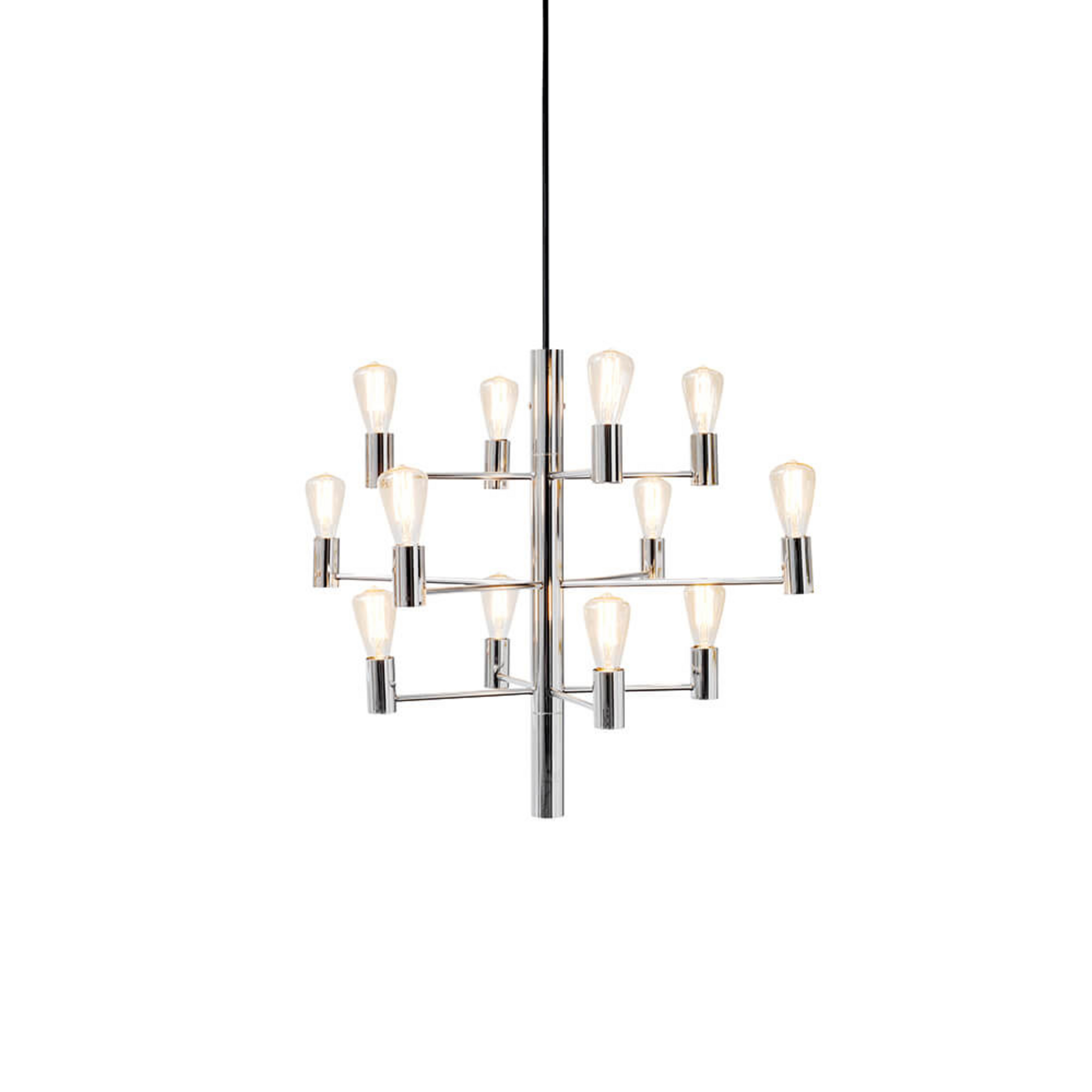 Manola 12 Chandelier Chrome - Herstal