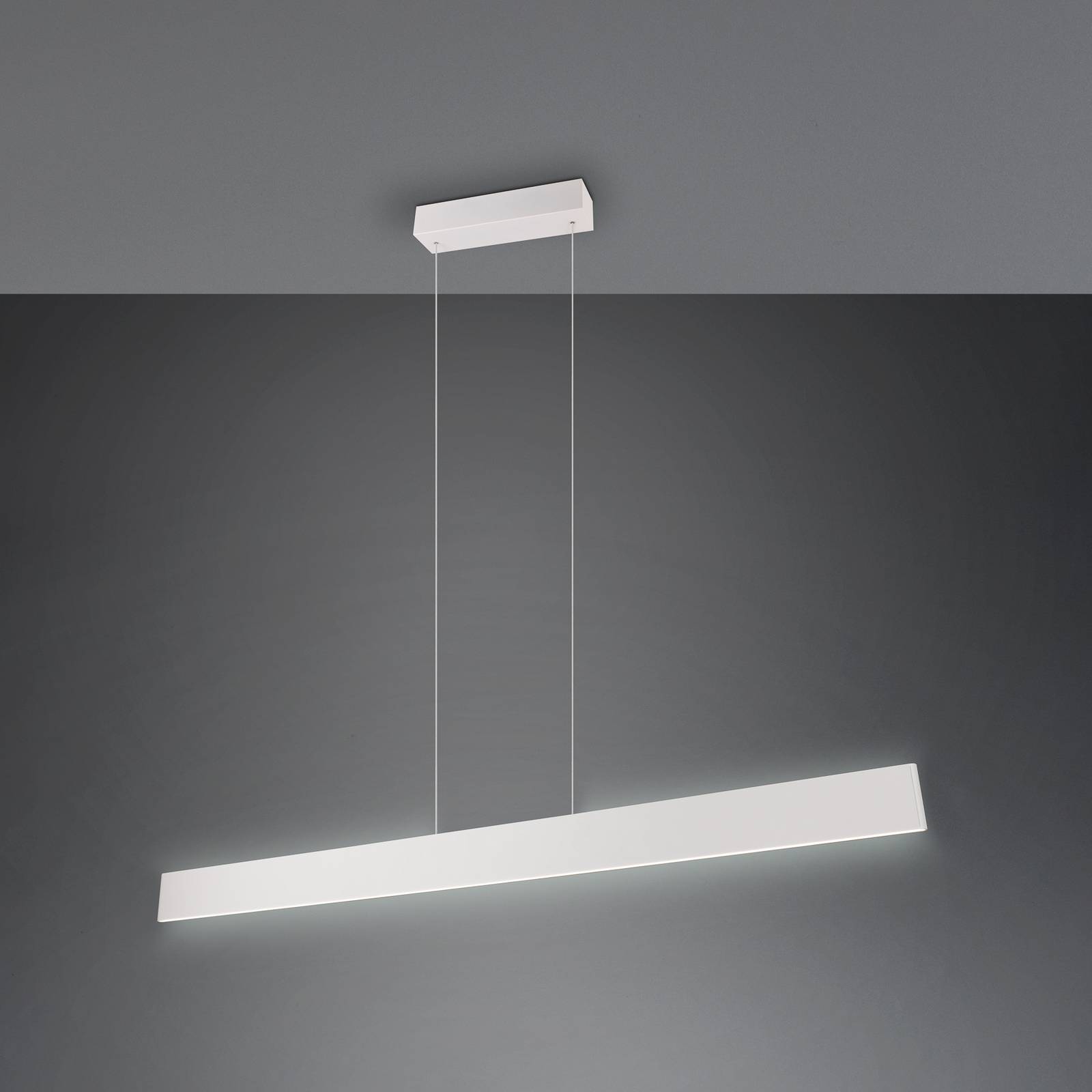 Trio Lighting Suspension LED Galway gris clair up/down CCT métal