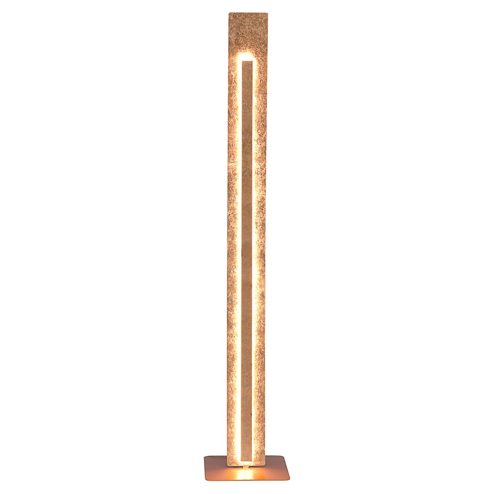 "Nevis" aukso lapų išvaizdos LED grindų šviestuvas