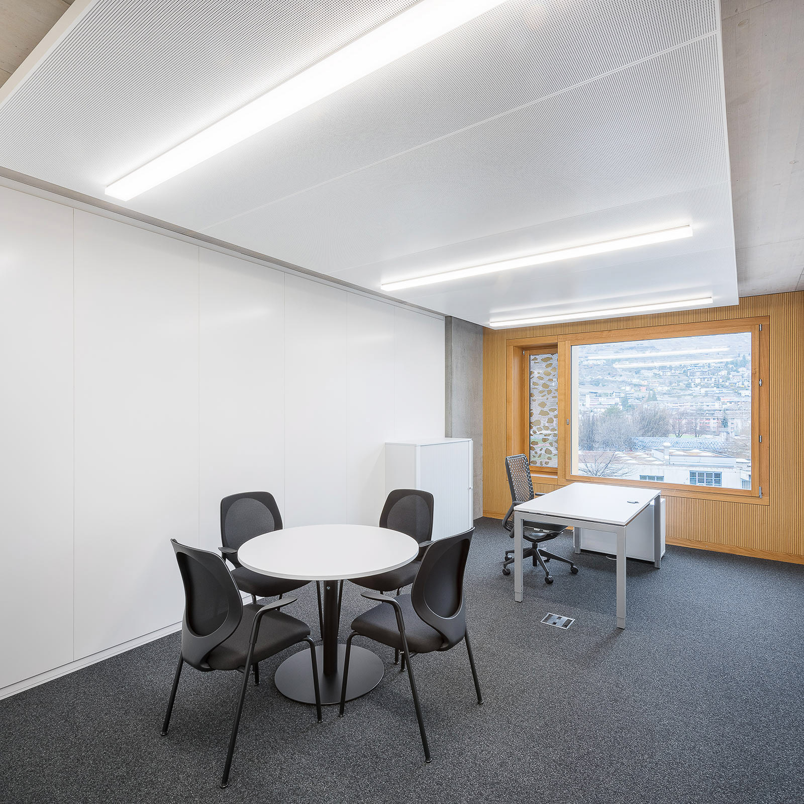 Regent Purelite Office plafondlamp 123,1cm 3.000K