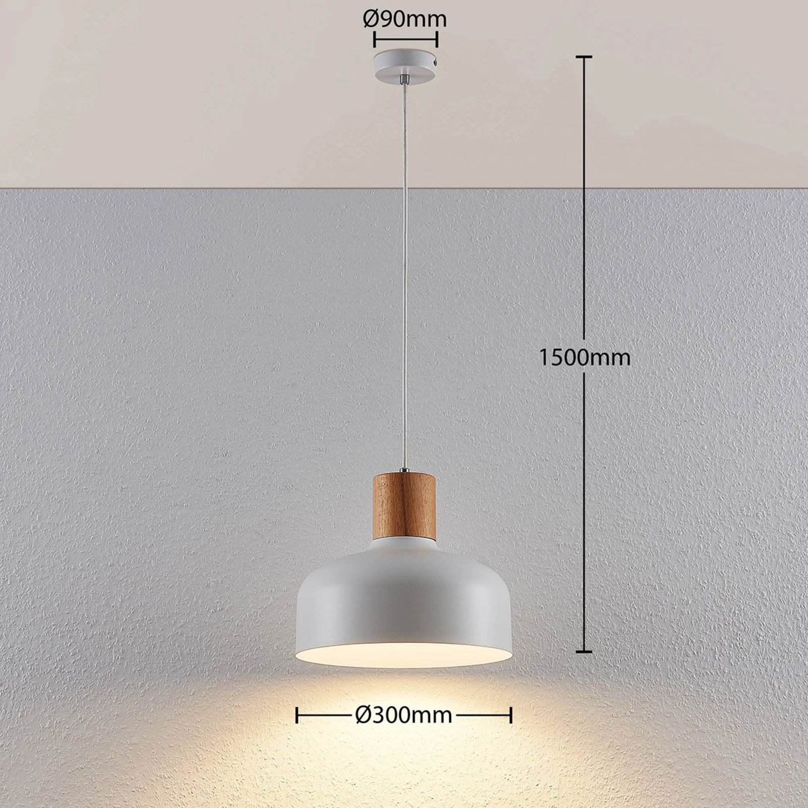 Carlise Suspension White - Lindby