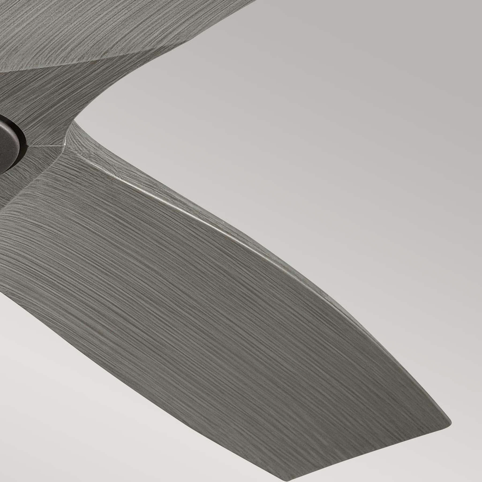 Ried ceiling fan, three-blade, iron-coloured