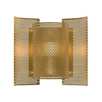 Butterfly Perforated Wandleuchte Brass - Northern