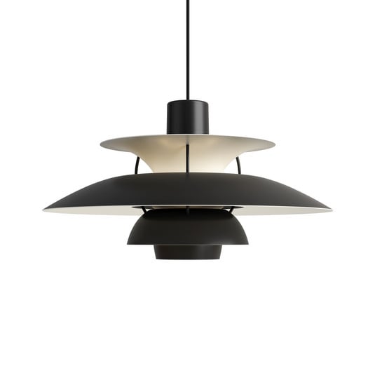 Závěsné světlo PH 5 500 Monochrome Black – Louis Poulsen