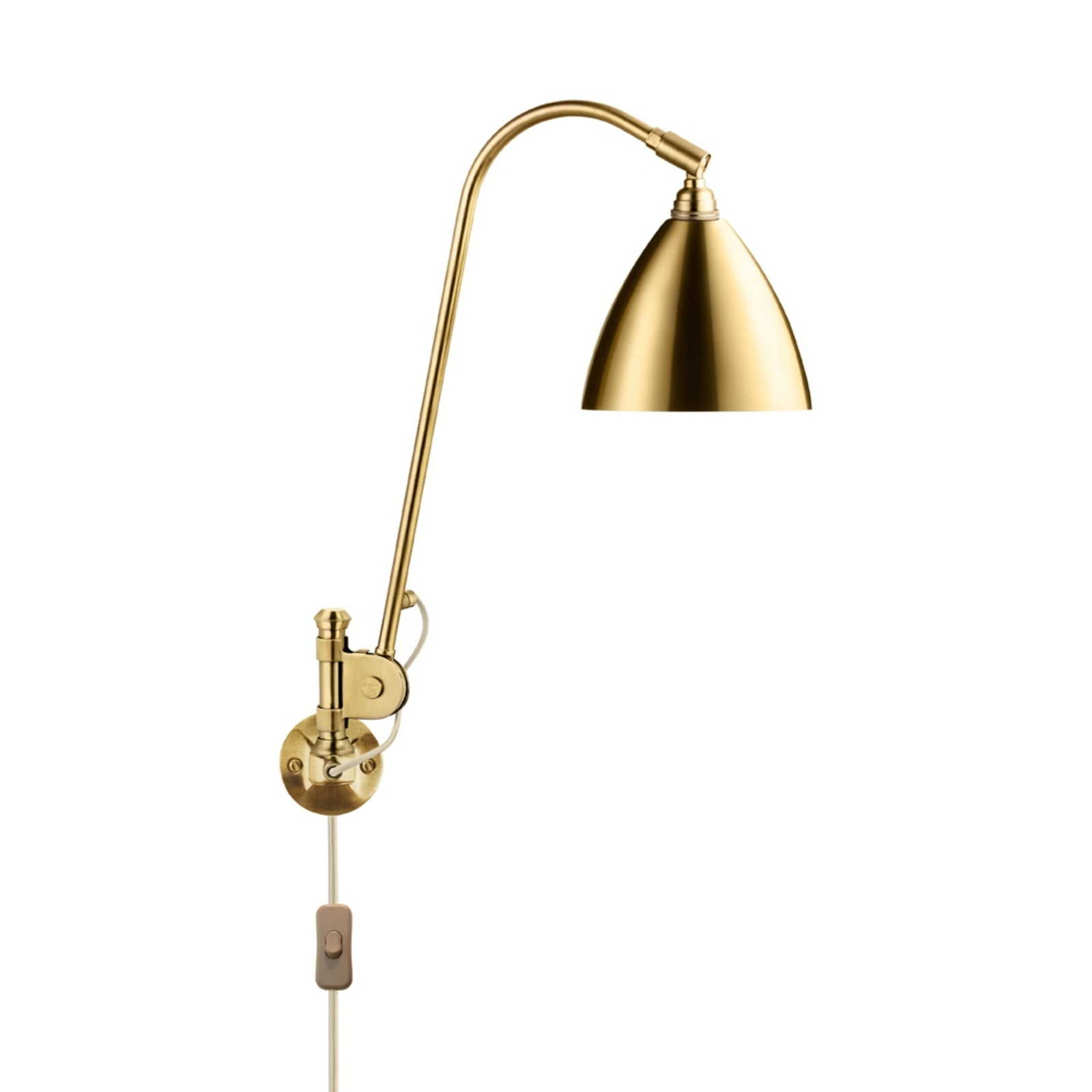 Bestlite BL6 Nástěnné Svítidlo ø16 Brass/Brass - GUBI