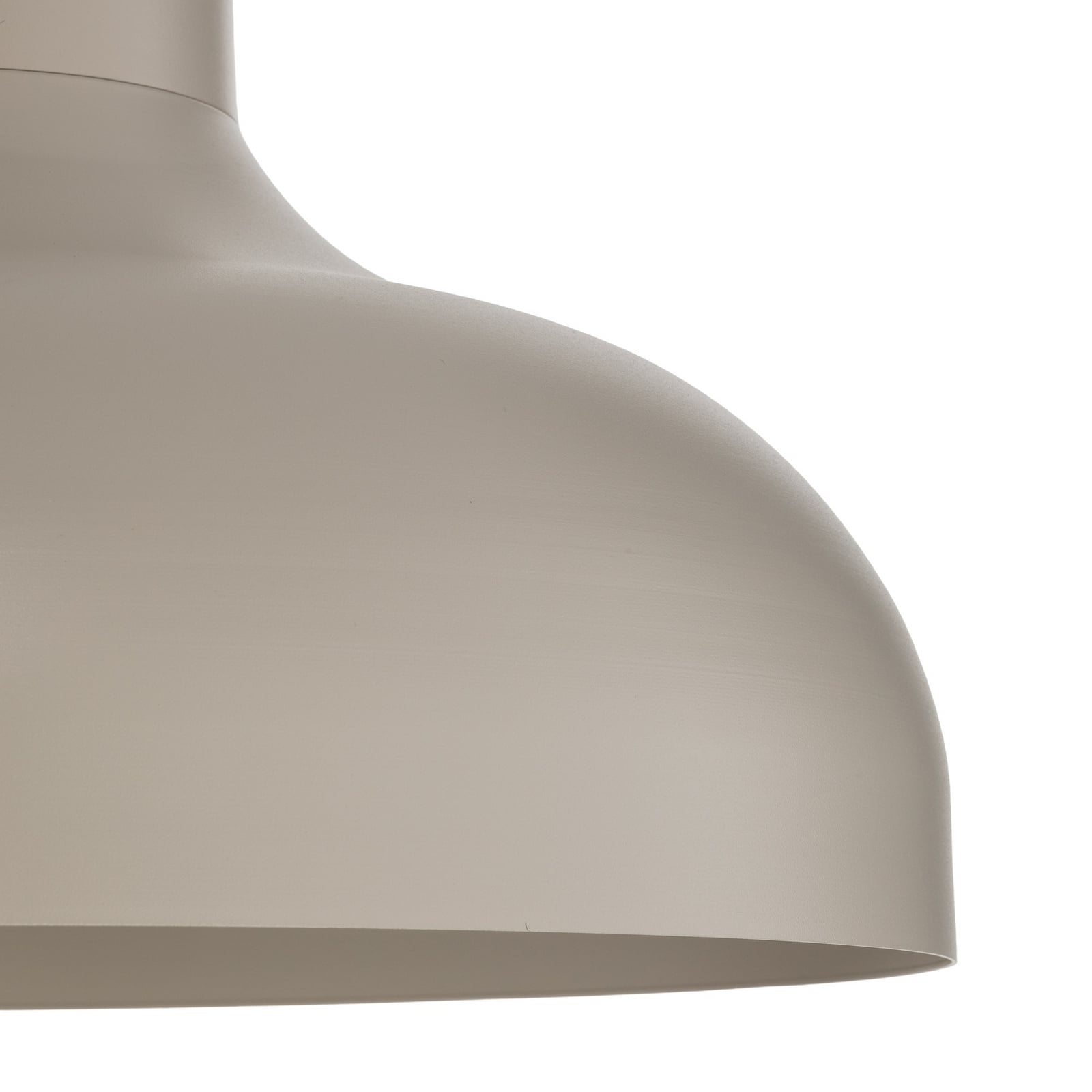 Basca pendant light, beige, metal, Ø 40 cm, E27