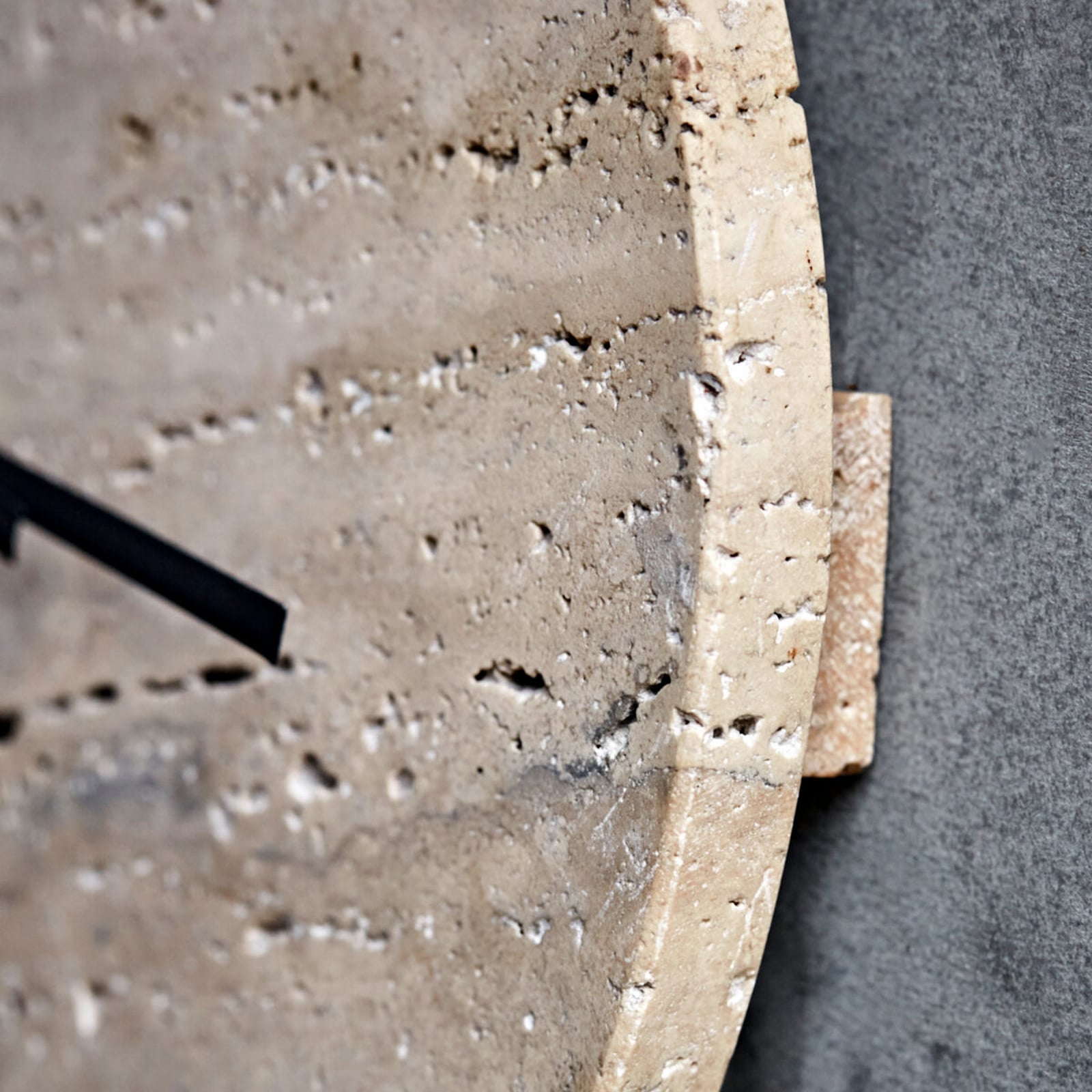 Orologio da parete HDLoko, grigio travertino, Ø 25 cm - House Doctor