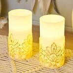 Pauleen Cosy Charm Candle LED-ljus 2-pack vax