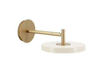 Asteria Vegglampe Short Pearl White - UMAGE