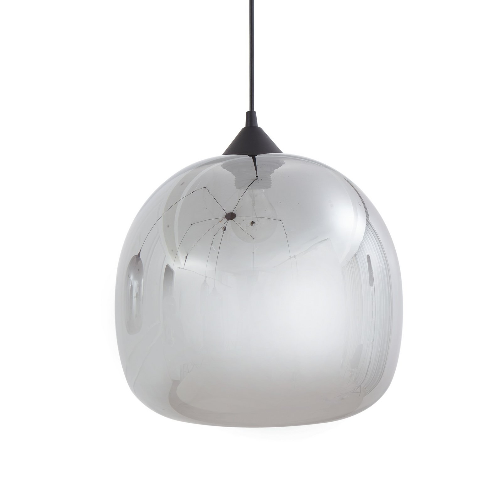 Marla 7 Candeeiro Suspenso Fumo Cinzento - Lindby