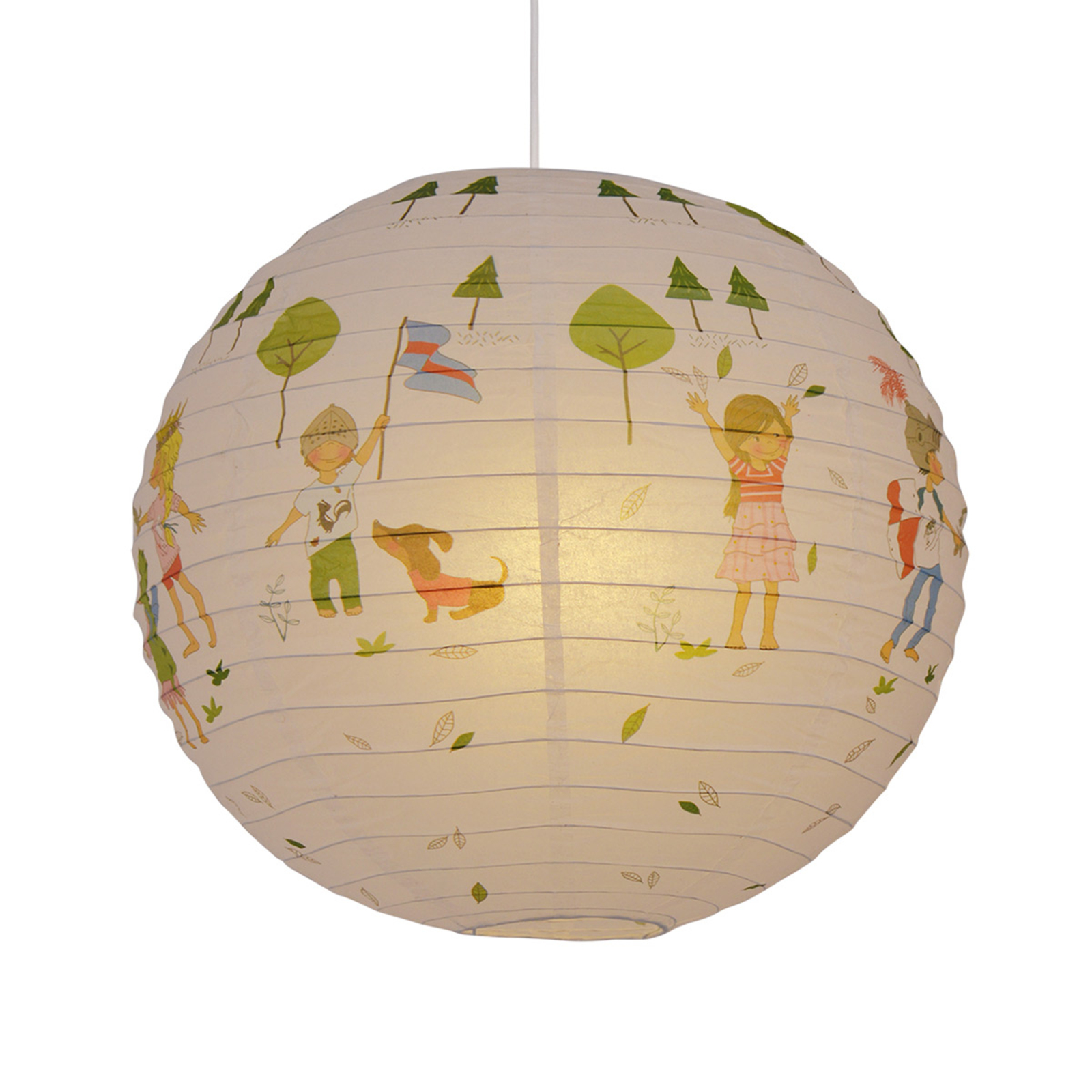 4117061 hanging light with happy motif