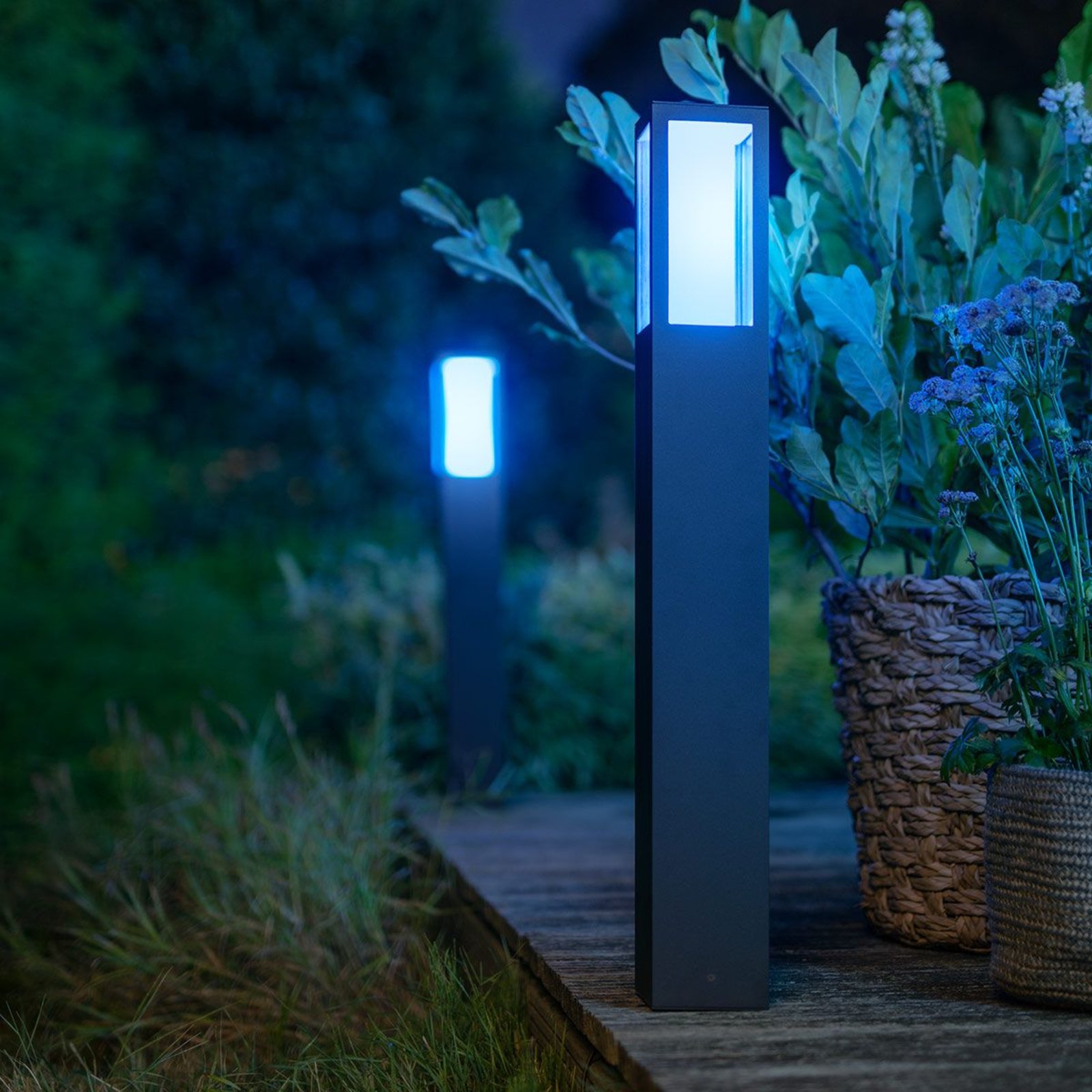 IMPRESS LED-Wegeleuchte schwarz White+Color Ambiance - Philips Hue