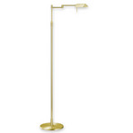 Chosen LED floor lamp FINN matt brass