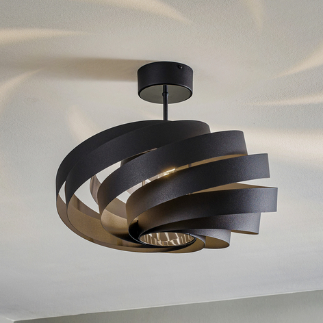 Lampa sufitowa Vento czarna