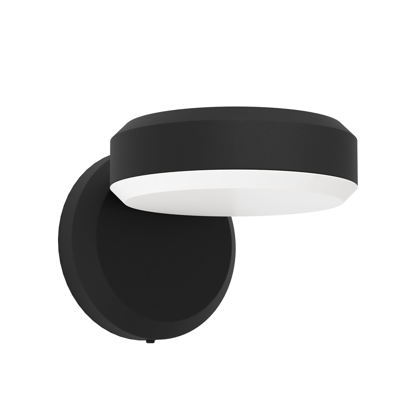 LED-Außenwandlampe Fornaci, schwarz, Breite 16 cm, Metall