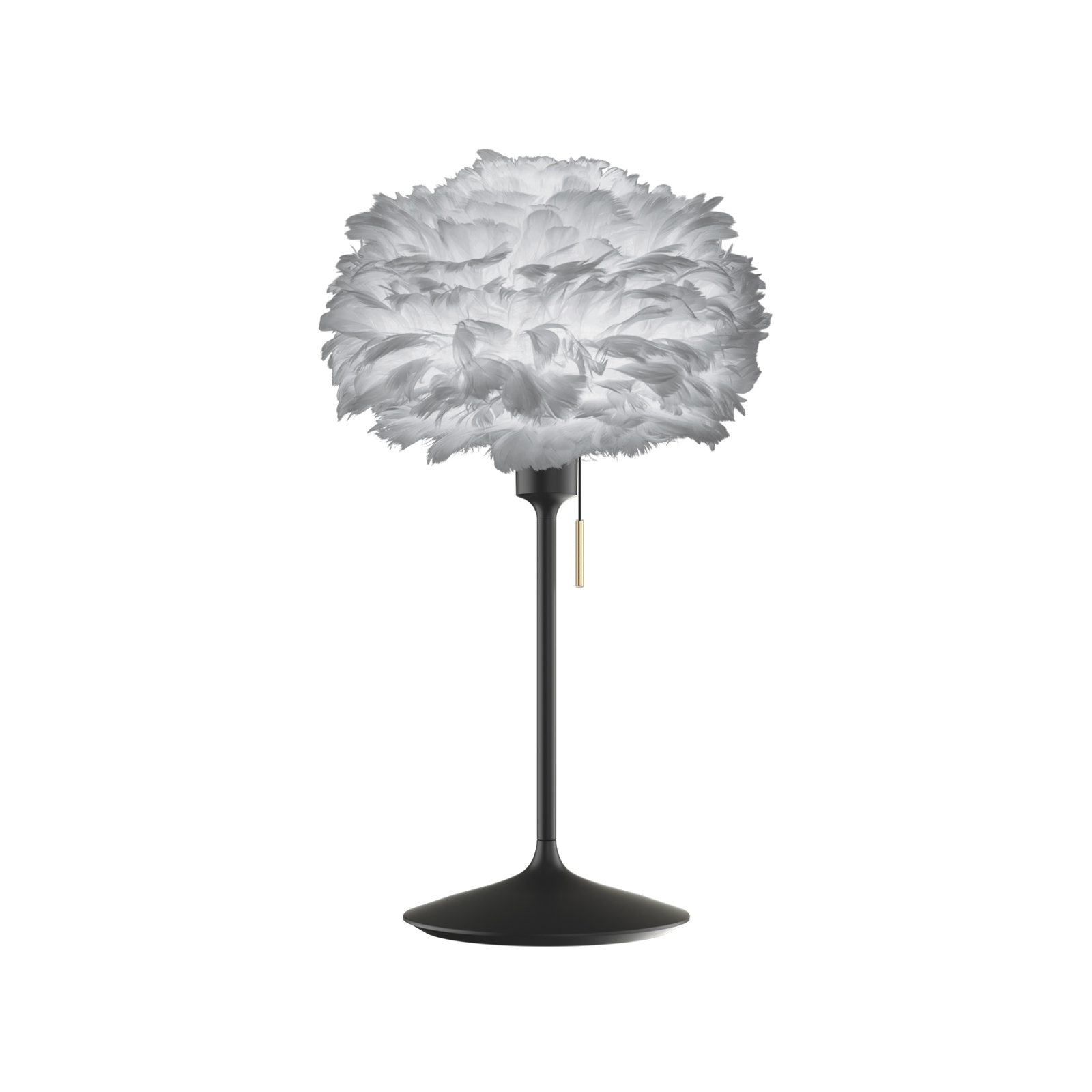 UMAGE Eos Mini bordlampe, lysegrå/sort