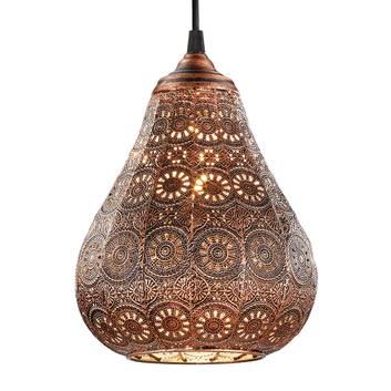 Copper-coloured hanging lamp Jasmin