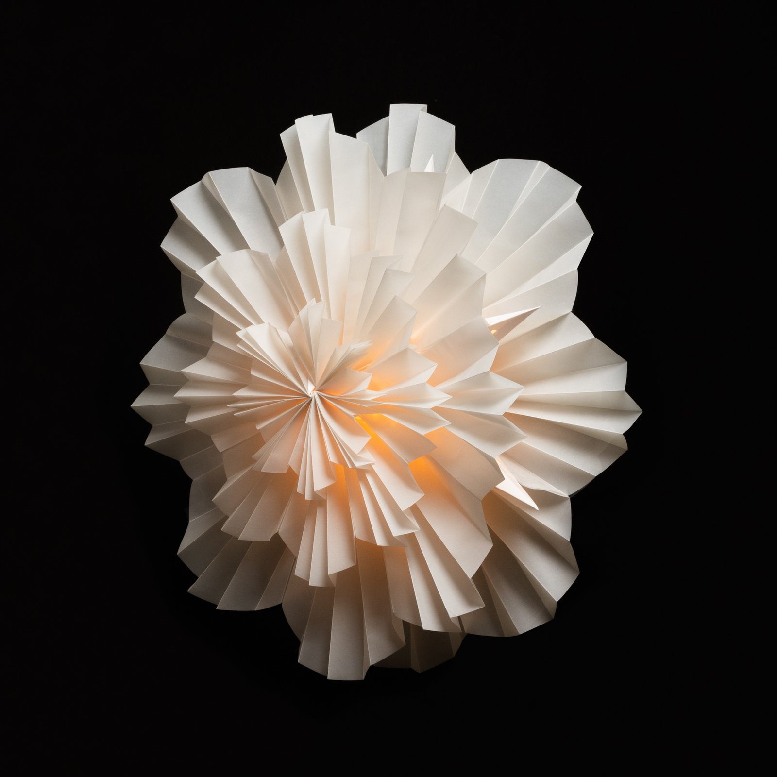 Sterntaler 2020 3D papírová hvězda Ø 50 cm bílá