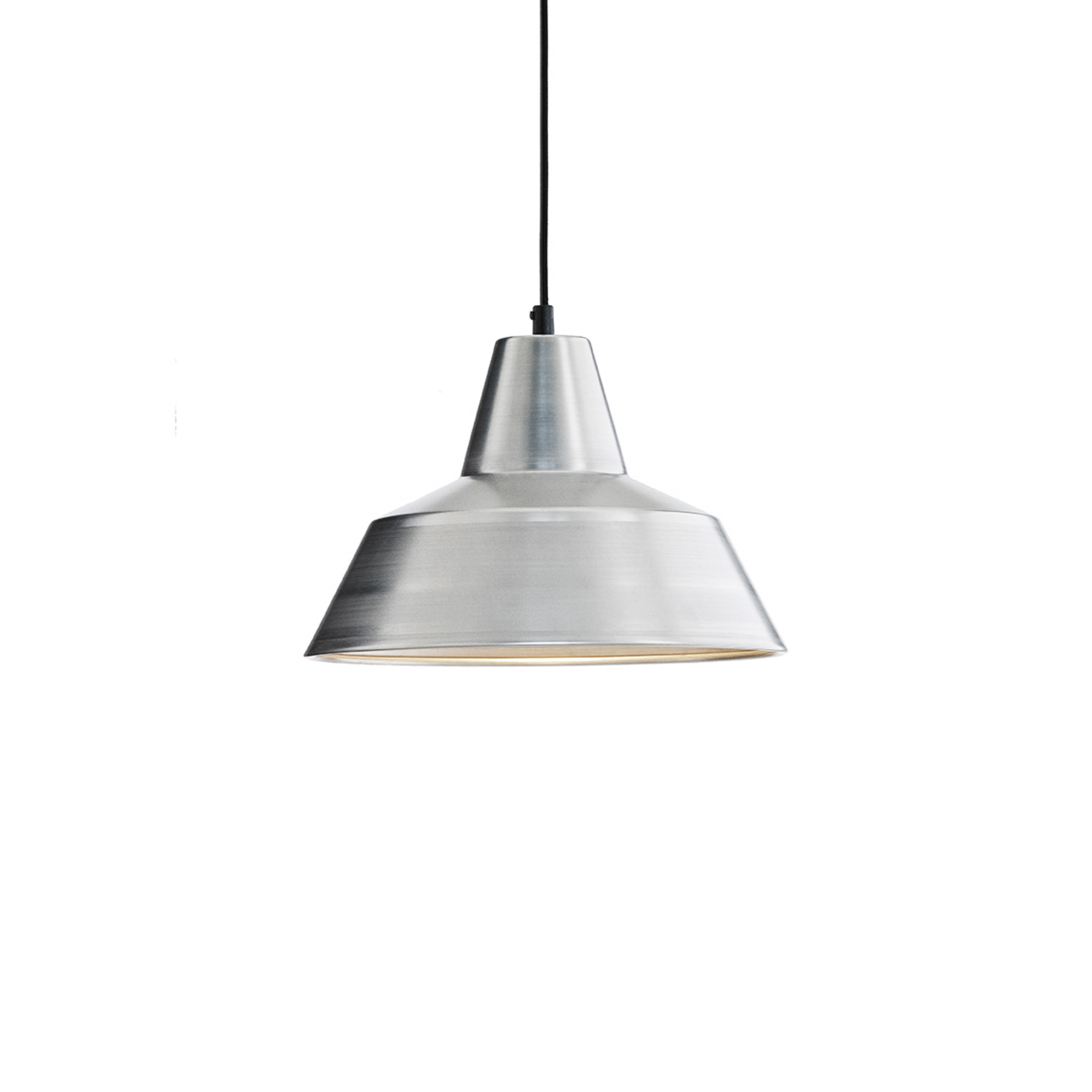 Workshop W3 Pendelleuchte, grau, Alu, E27 - Made By Hand