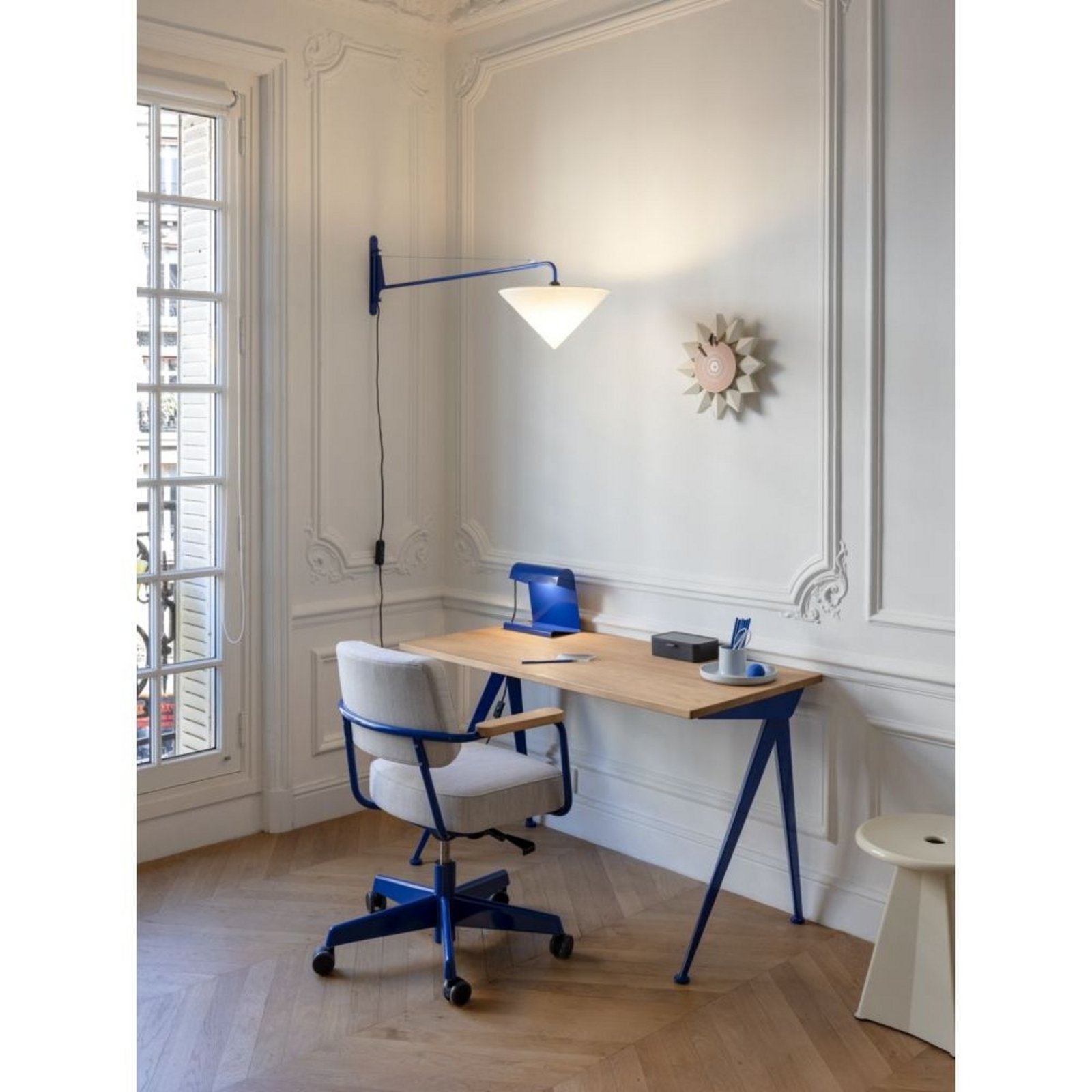 Lampe de Bureau Lampă de Masă Prouvé Bleu Marcoule - Vitra