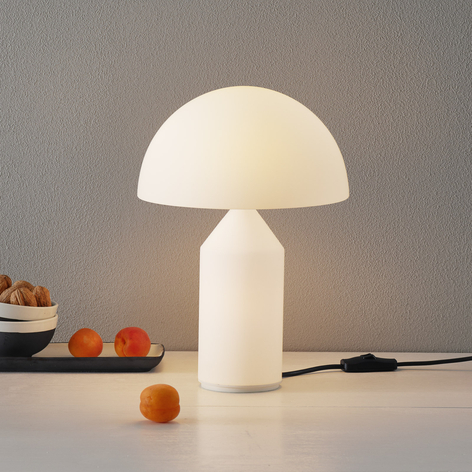 Oluce Atollo - muranoglasbordslampa, 35 cm