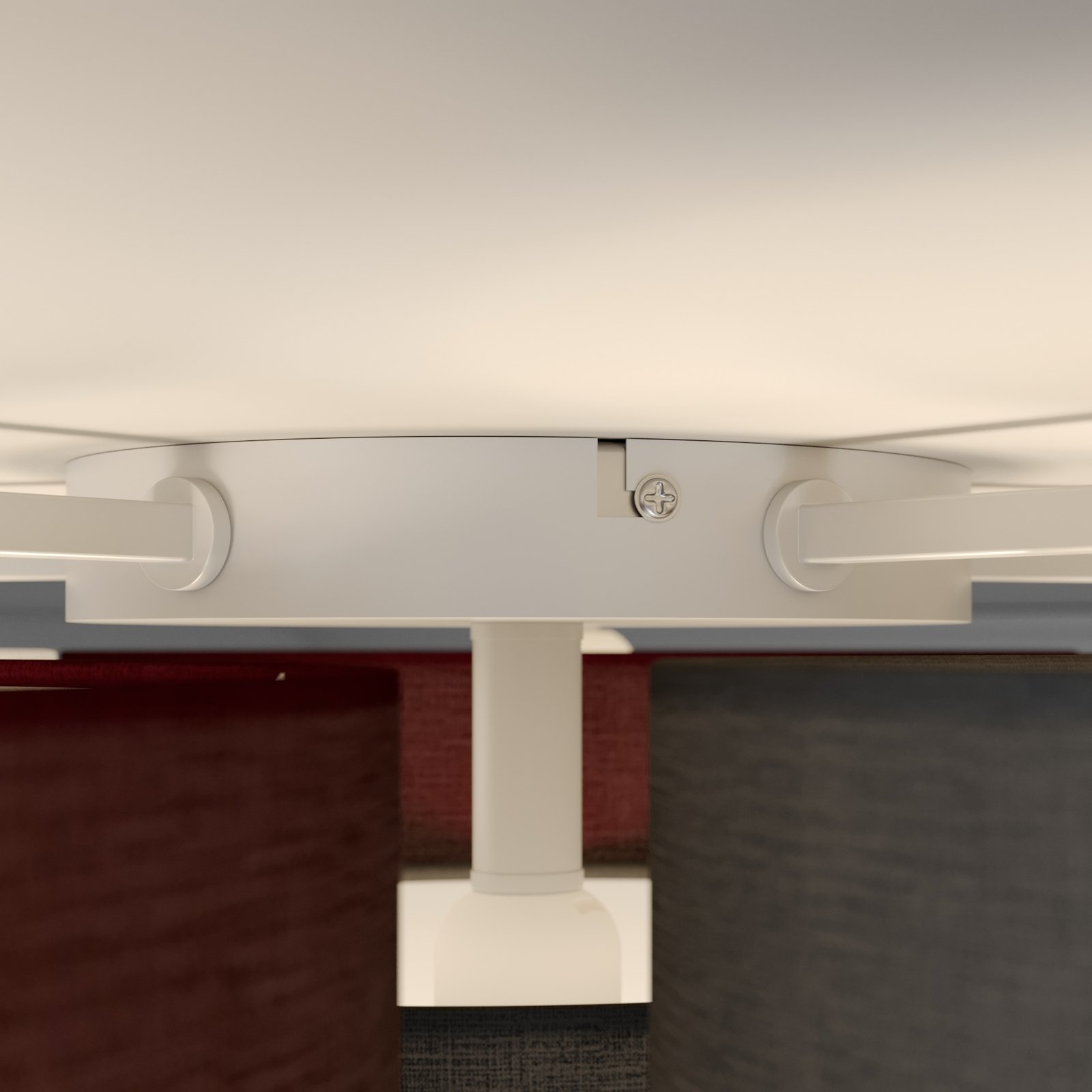 Laurenz 6 Ceiling Lamp Grey/White/Brown - Lindby