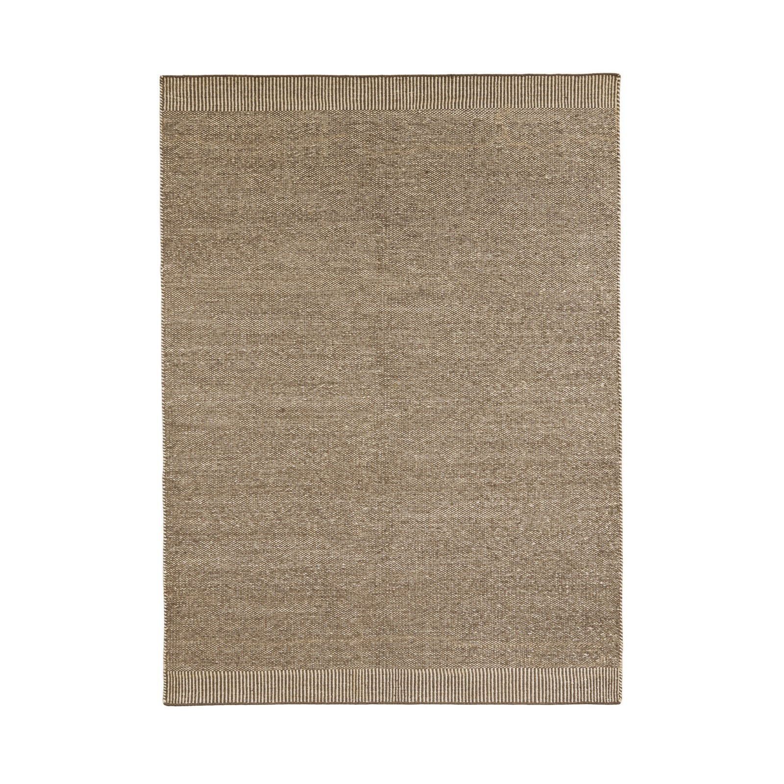 Tapis Rombo, marron, 170 cm x 240 cm, laine - Woud