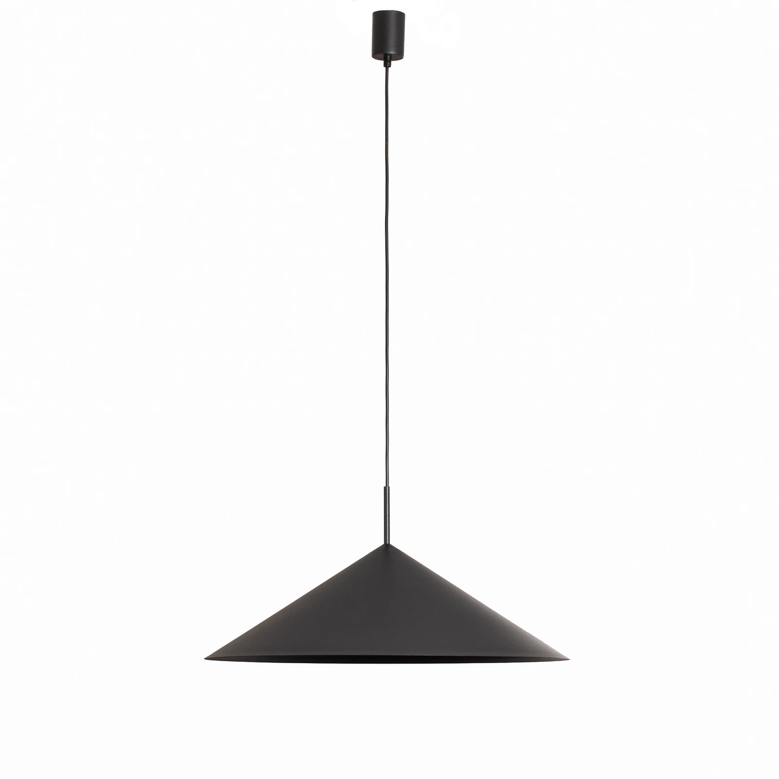 Piekaramais gaismeklis Capital, melns, 1 gaisma, Ø 60 cm, GX53