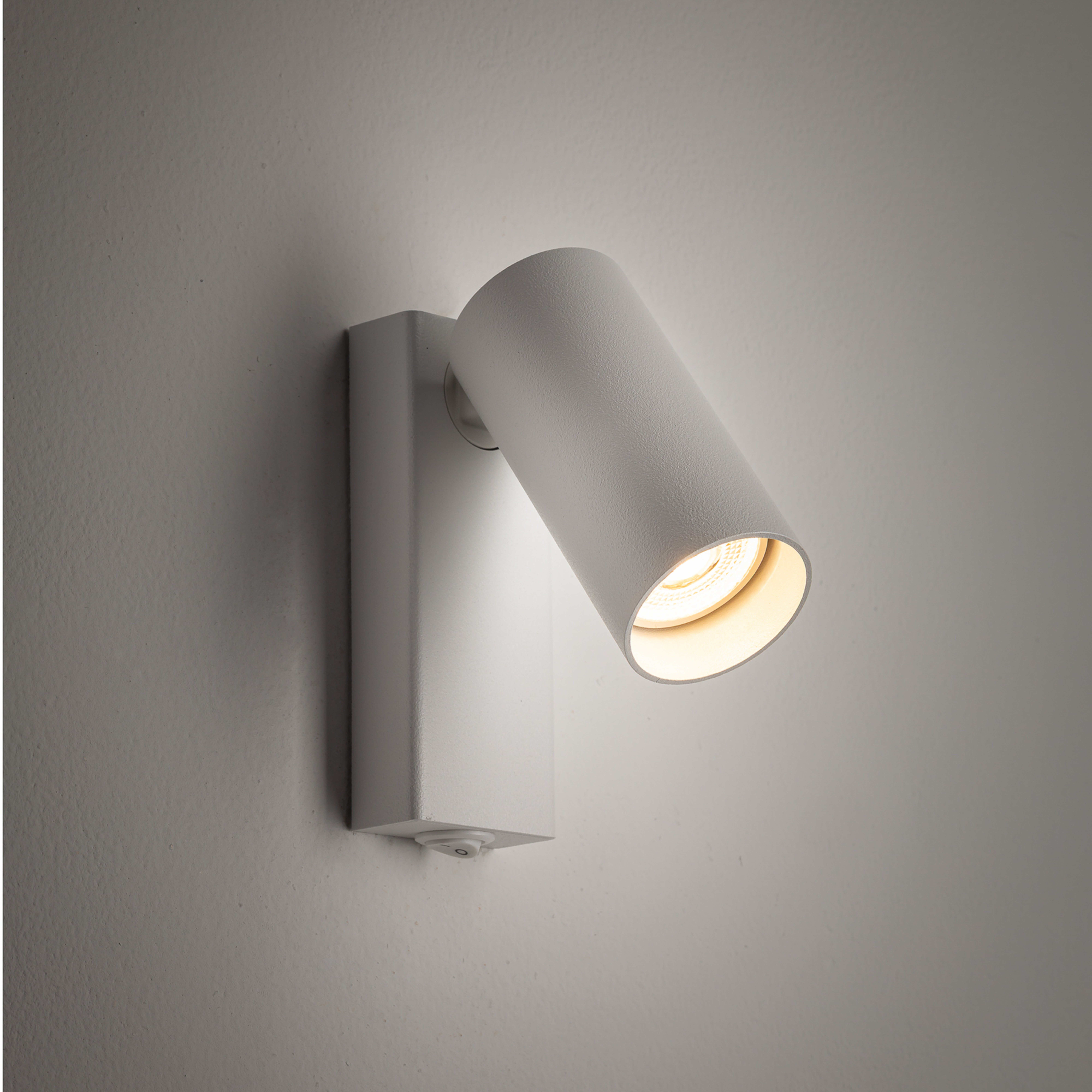 Wandstrahler FOURTY, weiß, Höhe 17 cm, Metall, GU10