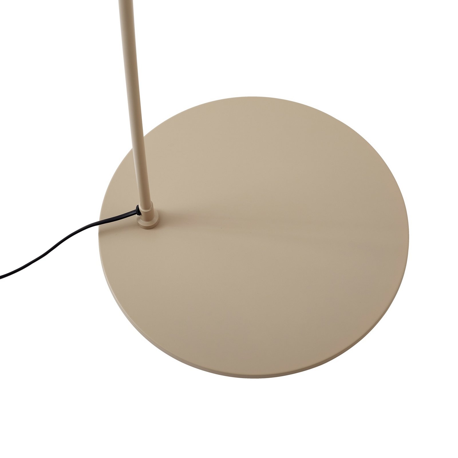 Lindby lenkta lempa Triangolo, smėlio spalvos, aukštis 195 cm, metalas, E27