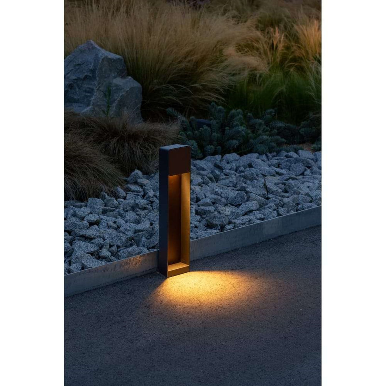 Lab B60 Pollare Graphite Grey/Brown MARSET - Metall | Produkter - Utomhusbelysning - Pollare | Lampspecialisterna