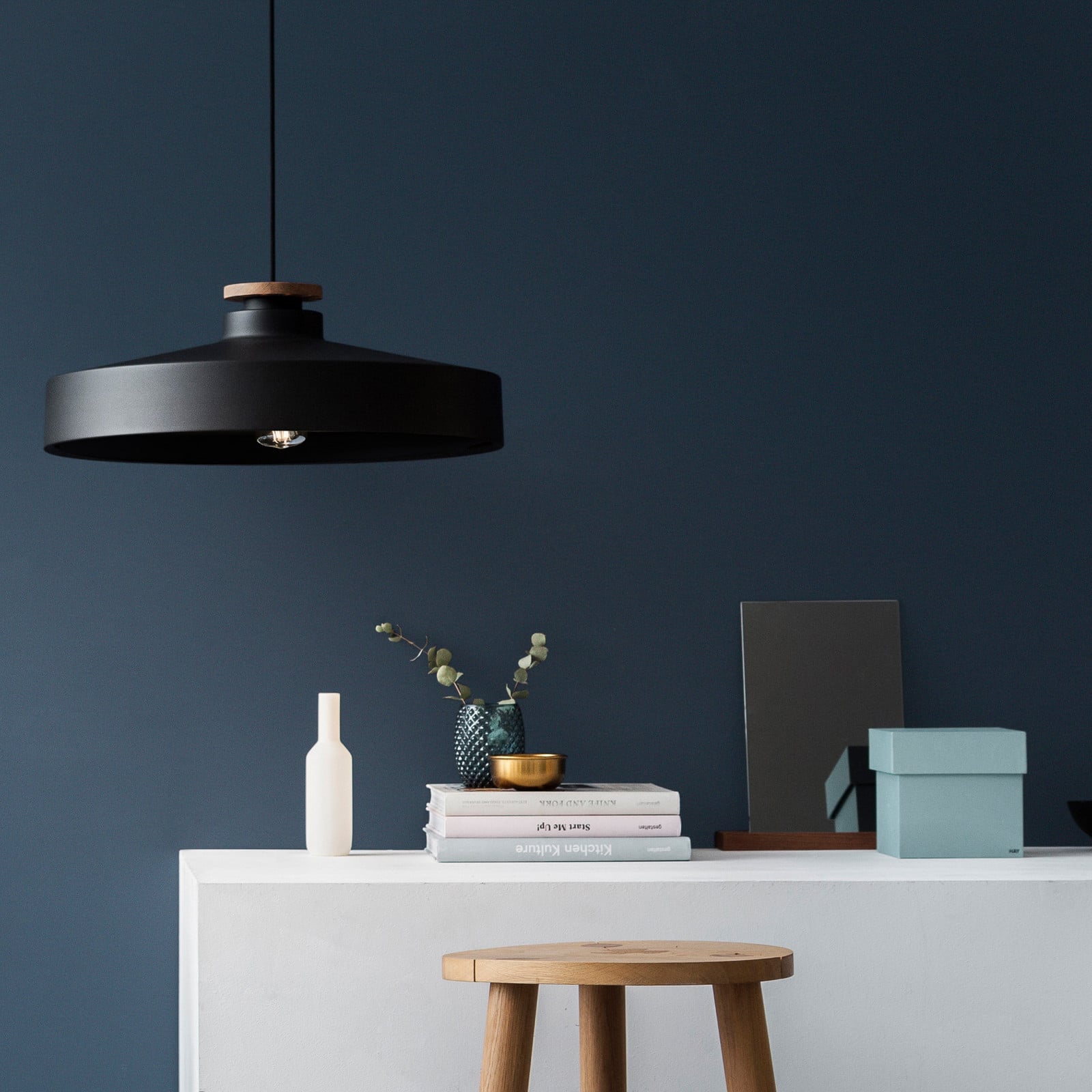Street Pendel Large Black Herstal - Stue - Metal