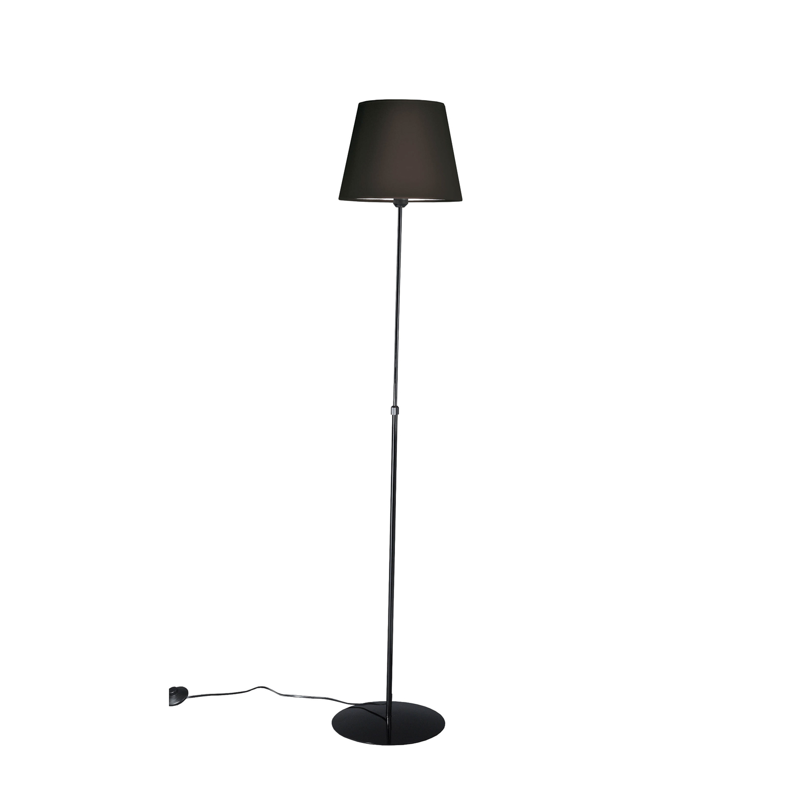 Aluminor Store lampa stojąca, czarna/czarna