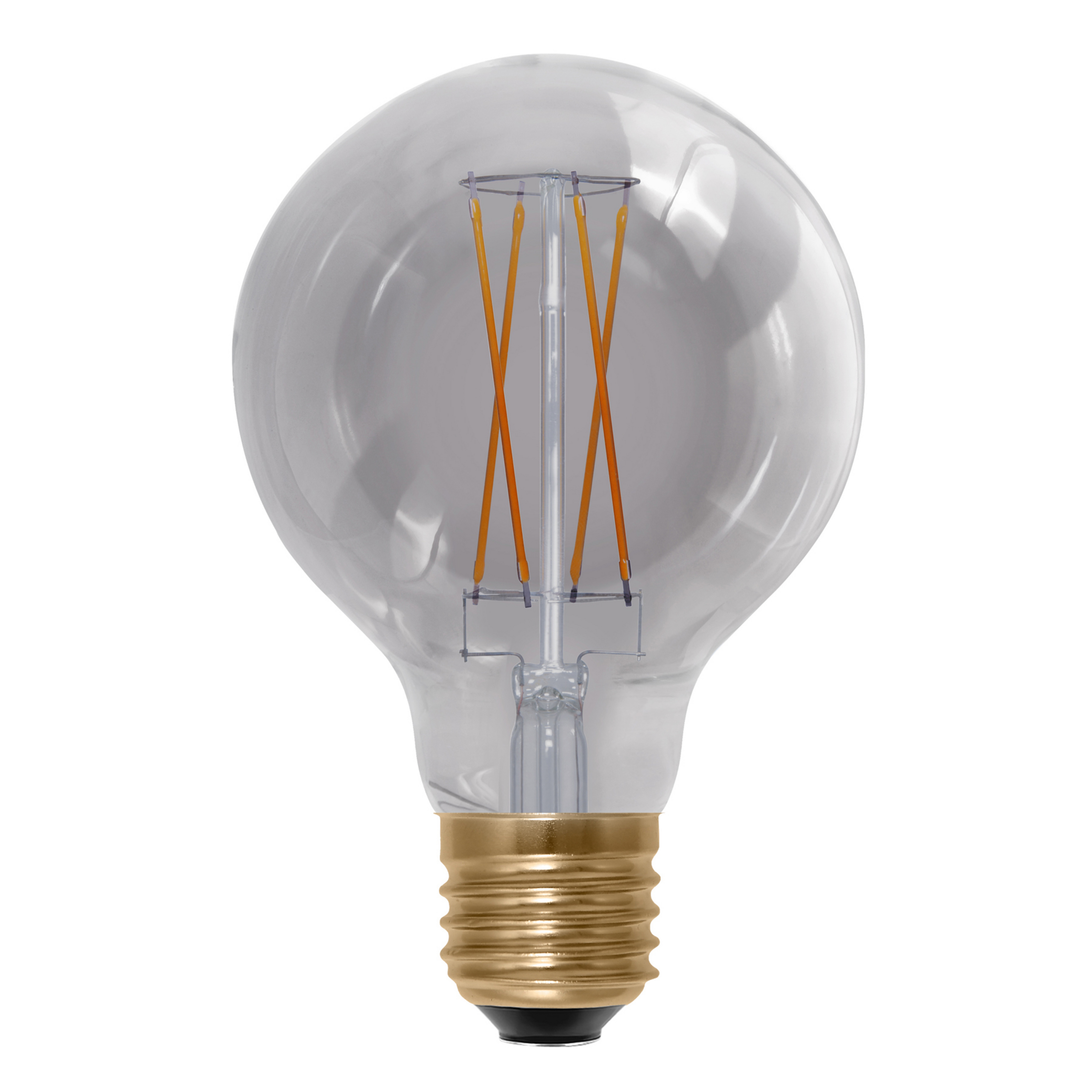 SEGULA LED-pære E27 5 W G80 1.900 K dæmpbar smoke