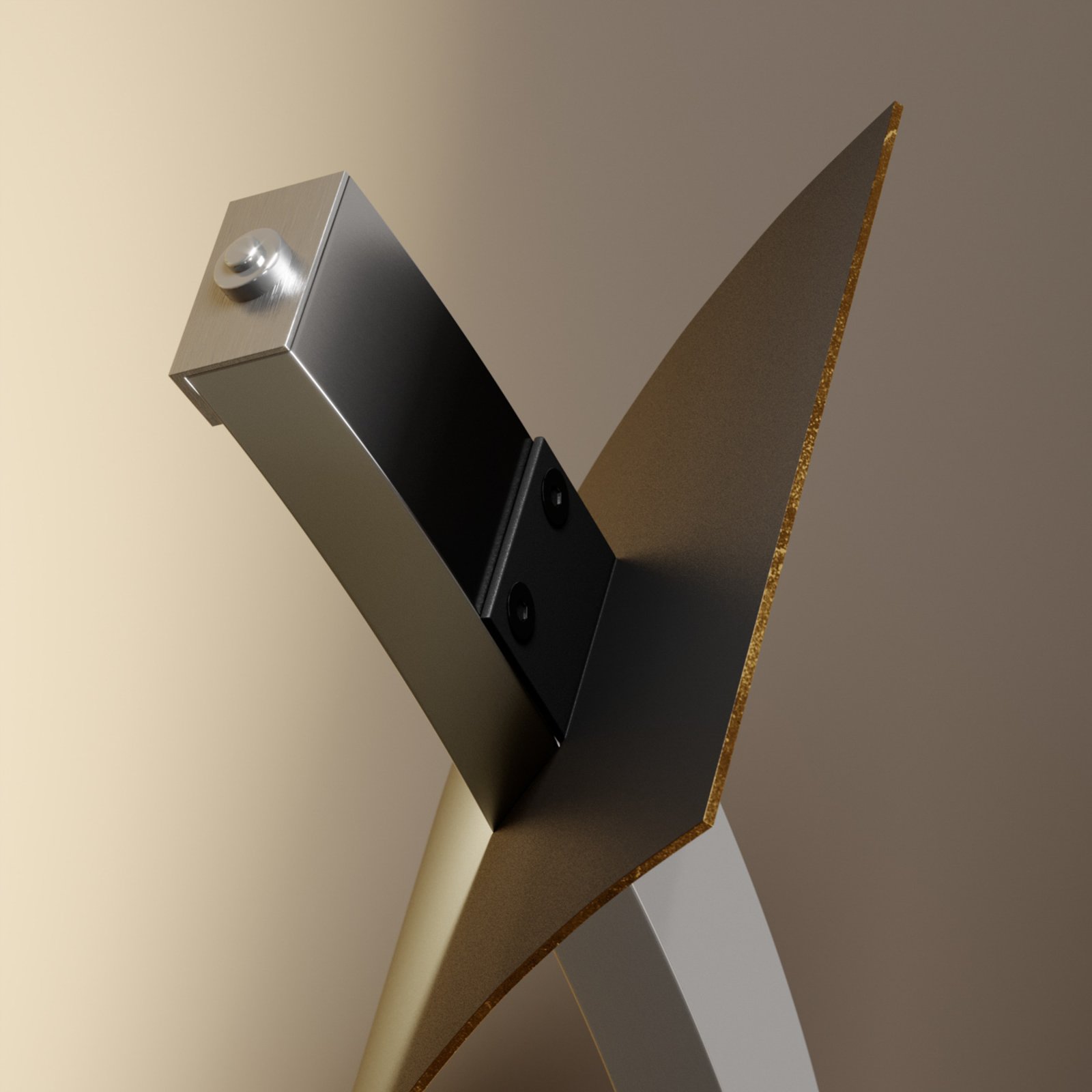 Marija Lámpara de Sobremesa Black/Gold - Lucande