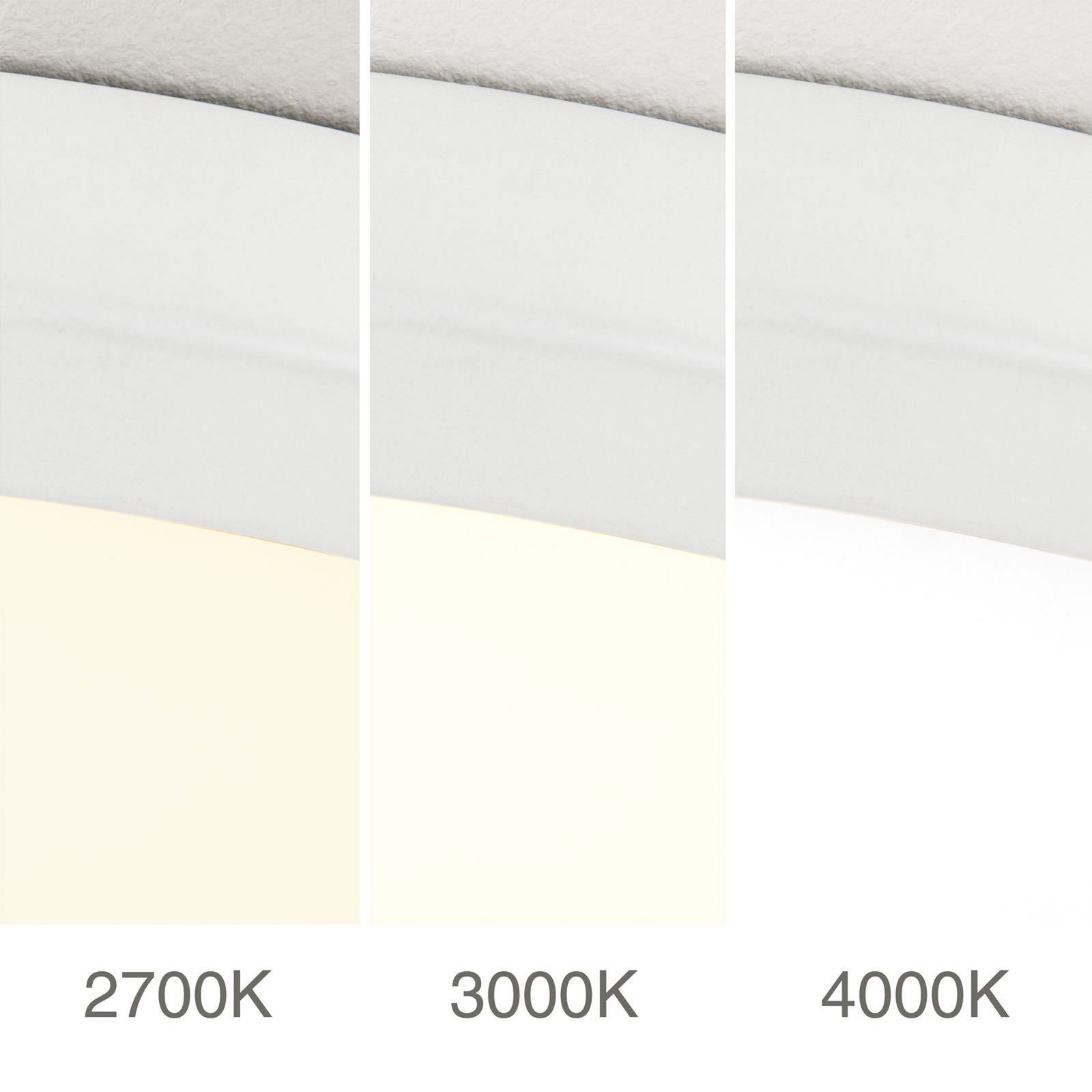 LED ceiling lamp Disc, white Ø 40 cm, CCT, metal/plastic